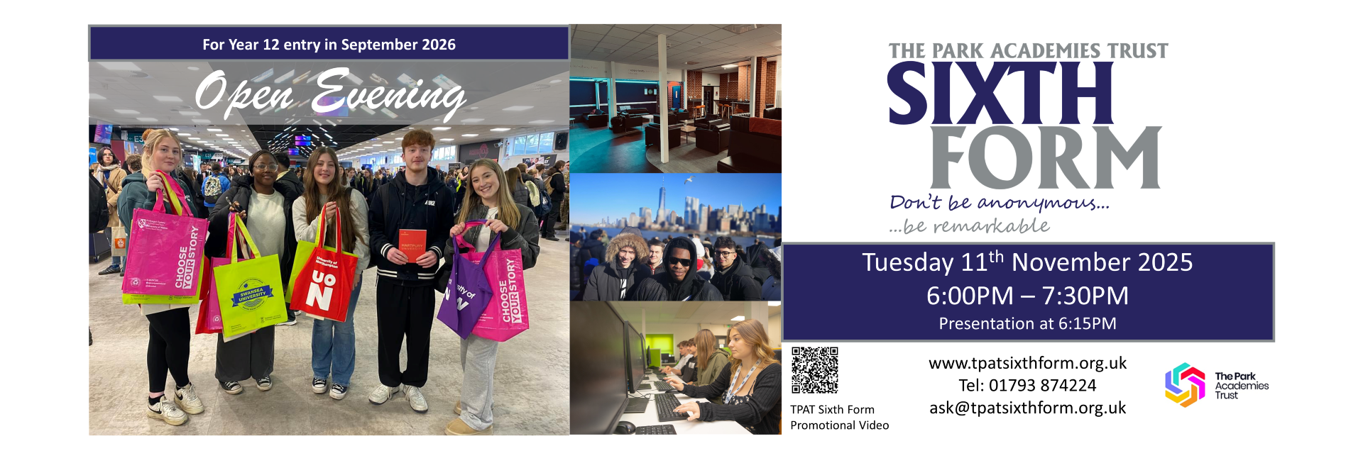 TPAT Sixth Form Open Evening